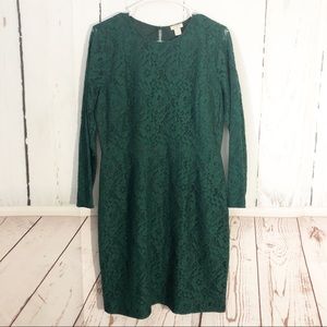 J. Crew • Long Sleeve Lace Dress